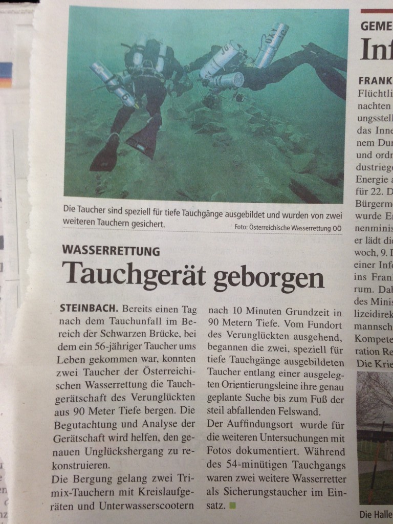 Bericht in Vöcklabrucker Tips